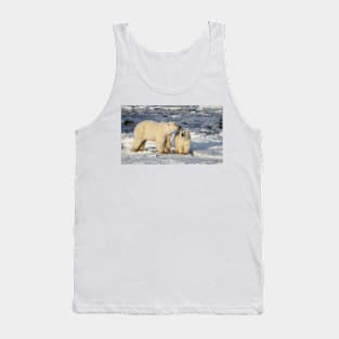 Polar Bear, Mother & Cub, Churchill, Canada Tank Top